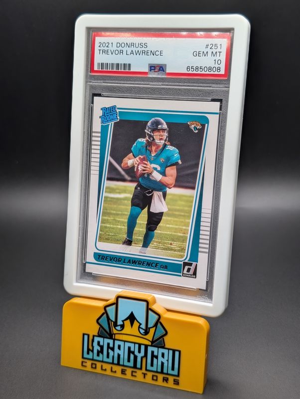2021 Panini Donruss Trevor Lawrence 251  PSA GEM MT 10