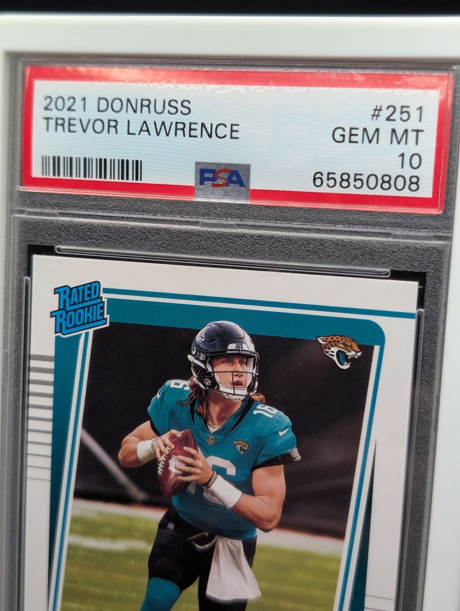 2021 Panini Donruss Trevor Lawrence 251  PSA GEM MT 10