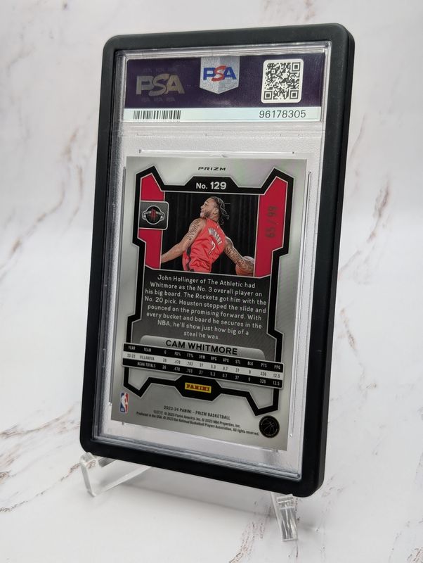 2023-24 Panini Prizm - Cam Whitmore #129 Purple Prizm /99 (RC)