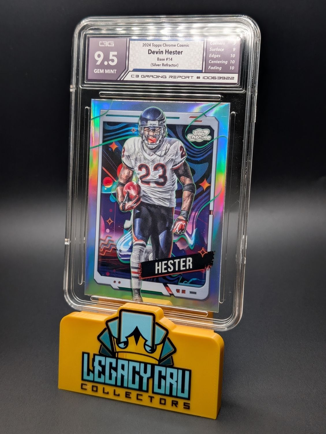 2024 Topps Cosmic Chrome Devin Hester Silver Refractor C3 9.5 GEM MINT 2024 Topps Cosmic Chrome Devin Hester Silver Refractor C3 9.5 GEM MINT
