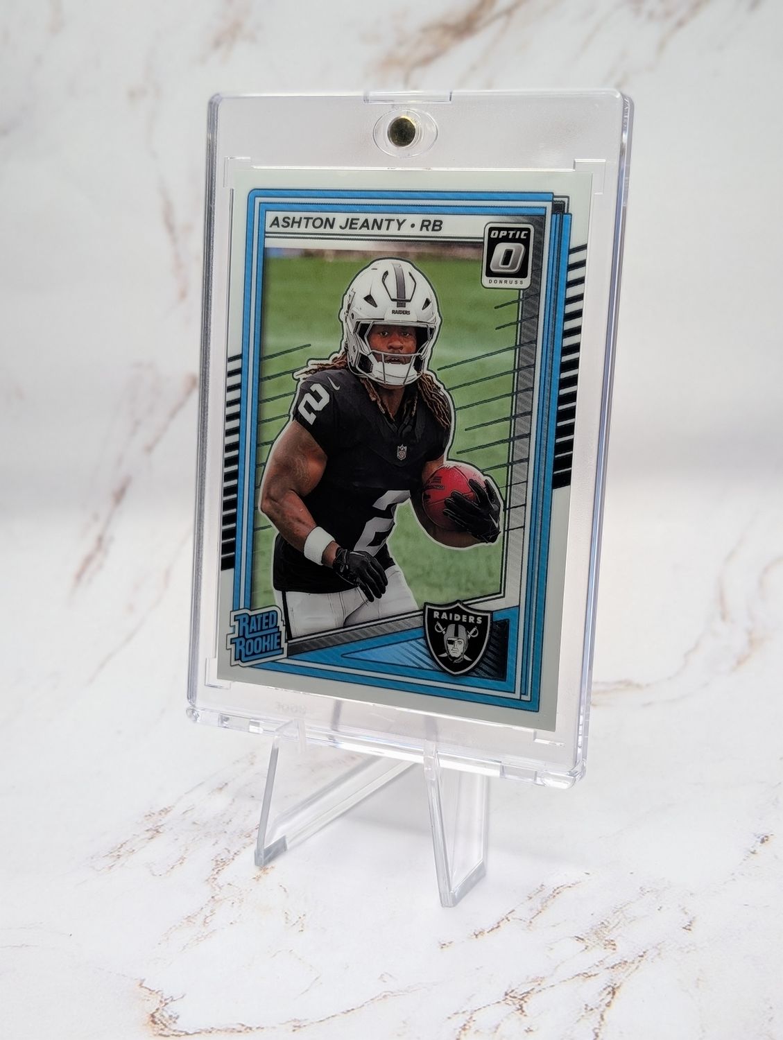 2025 Panini Donruss Rated Rookie Ashton Jeanty #202 Optic