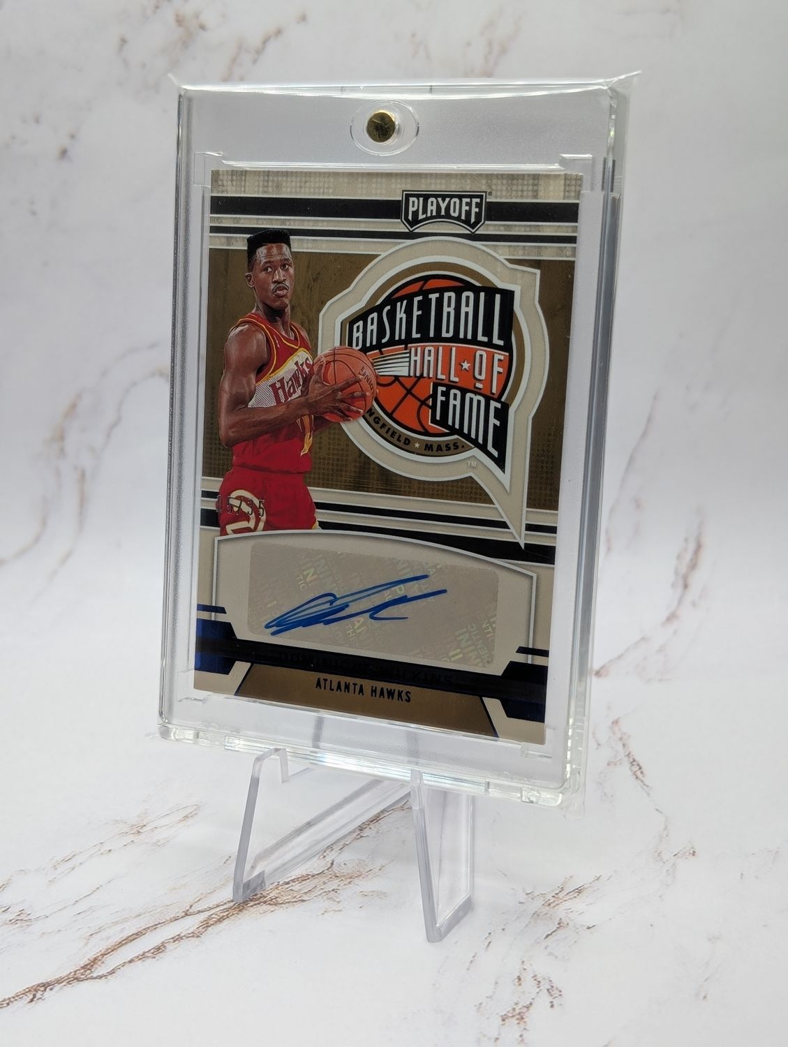 2021-22 Panini Chronicles playoff basketball Dominique Wilkins autographed /35 Basketball Hall of Fame 2021-22 Panini Chronicles playoff basketball Dominique Wilkins autographed /35 Basketball Hall of Fame