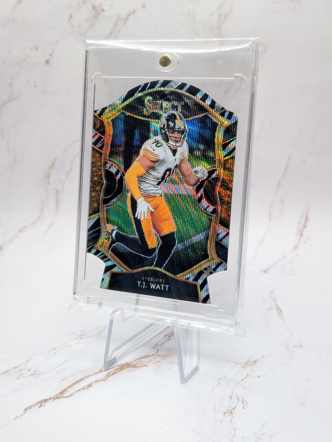 2020 Panini select football zebra Die Cut TJ watt