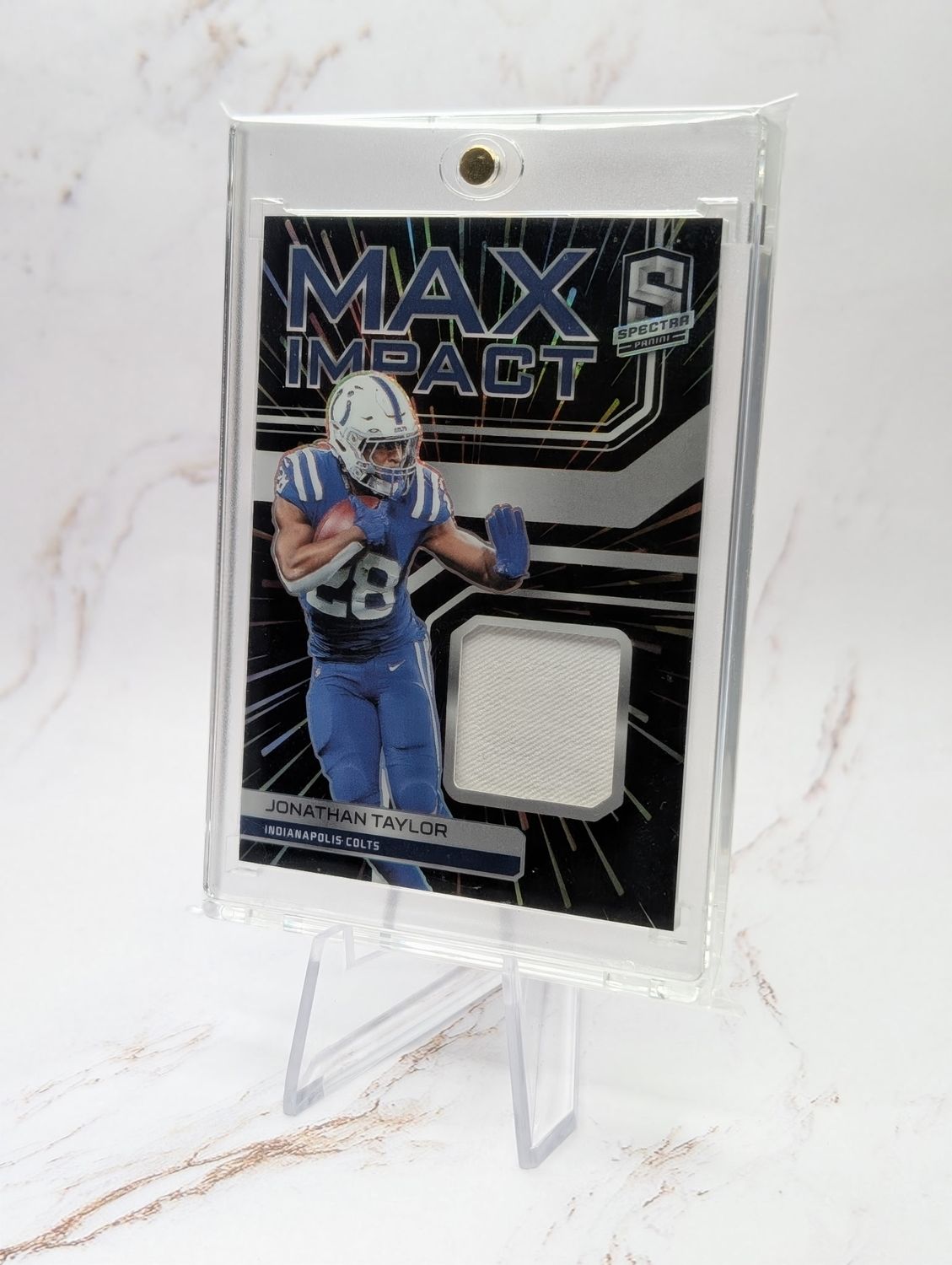 2022 Spectra - Max Impact #MI-JTA Jonathan Taylor/75 (MEM) Colts