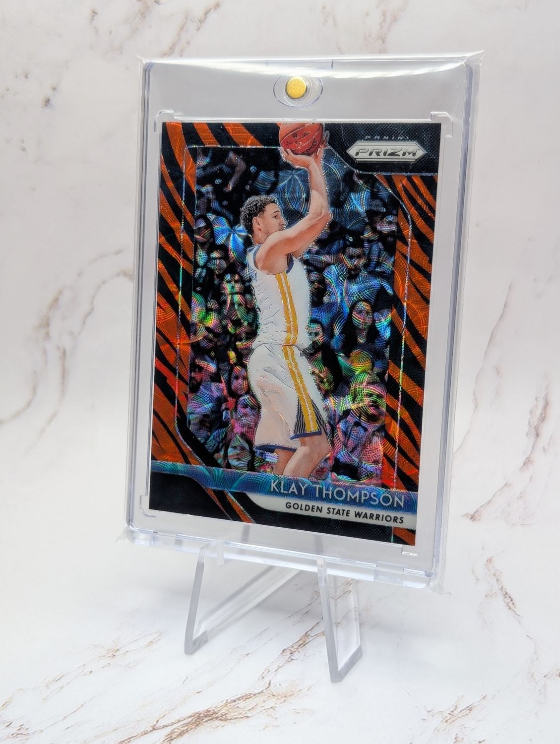 2018-19 Panini Donruss Klay Thompson Tiger Stripe SSP Case Hit #242