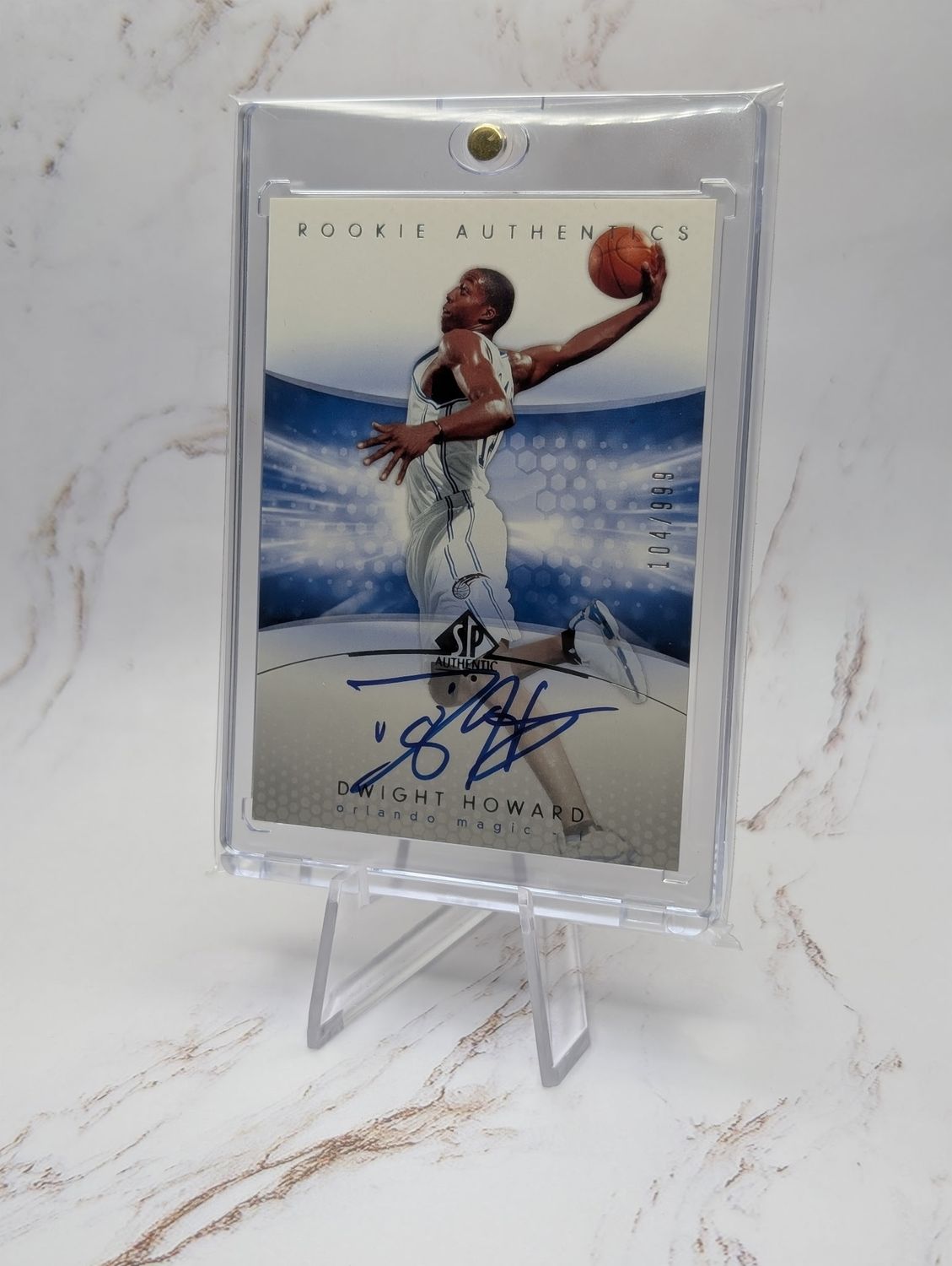 2004-05 SP Authentic - Rookie Authentics Dwight Howard #186 /999 (AU, RC) 2004-05 SP Authentic - Rookie Authentics Dwight Howard #186 /999 (AU, RC)