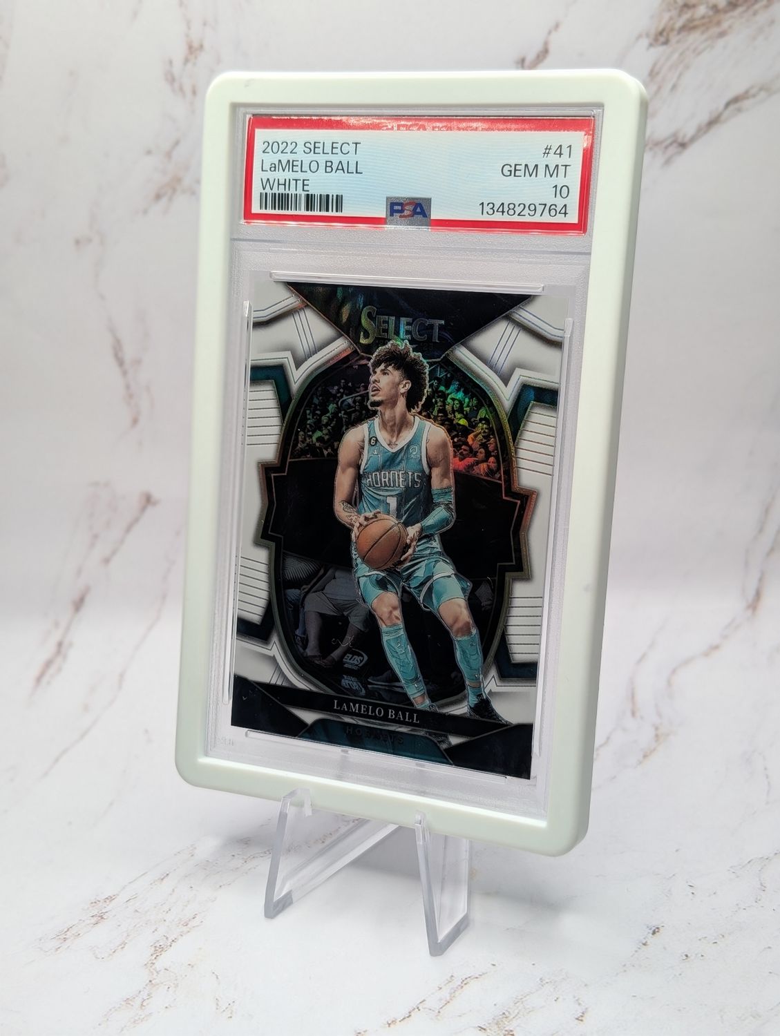 2022 Panini Select Lamelo Ball 41 White /149 PSA GEM MT 10 2022 Panini Select Lamelo Ball 41 White /149 PSA GEM MT 10