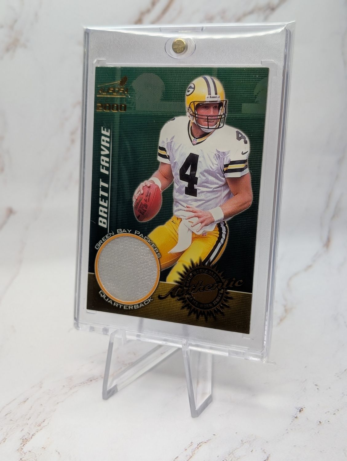 2000 Pacific Aurora - Game-Worn Jerseys Brett Favre #2 (MEM)
