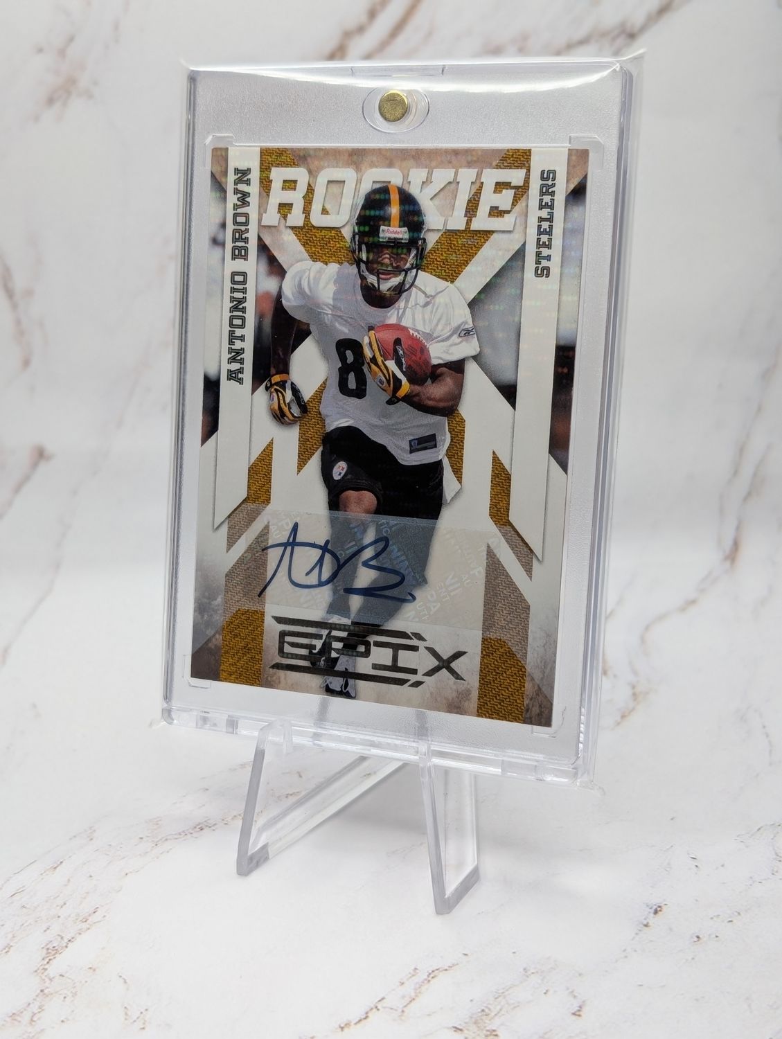 2010 Panini Epix - Rookie Antonio Brown #107 Signatures /499 (AU, RC)