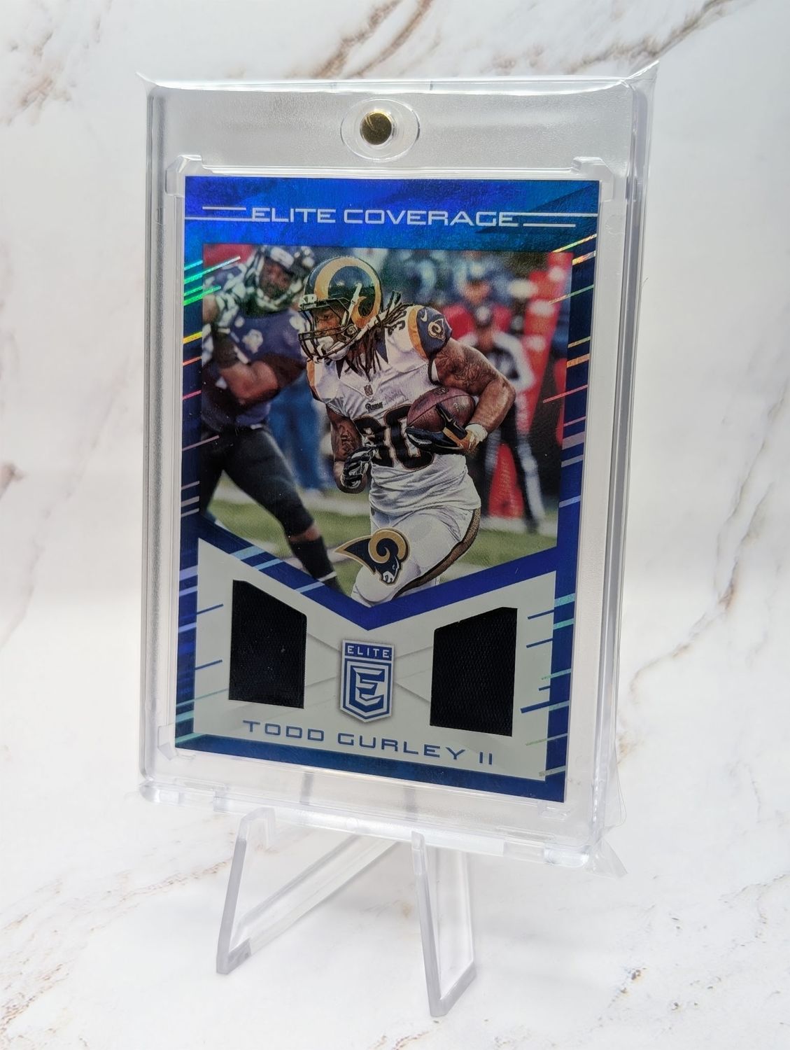 2016 Elite Football Todd Gurley Elite Coverage Relic Blue