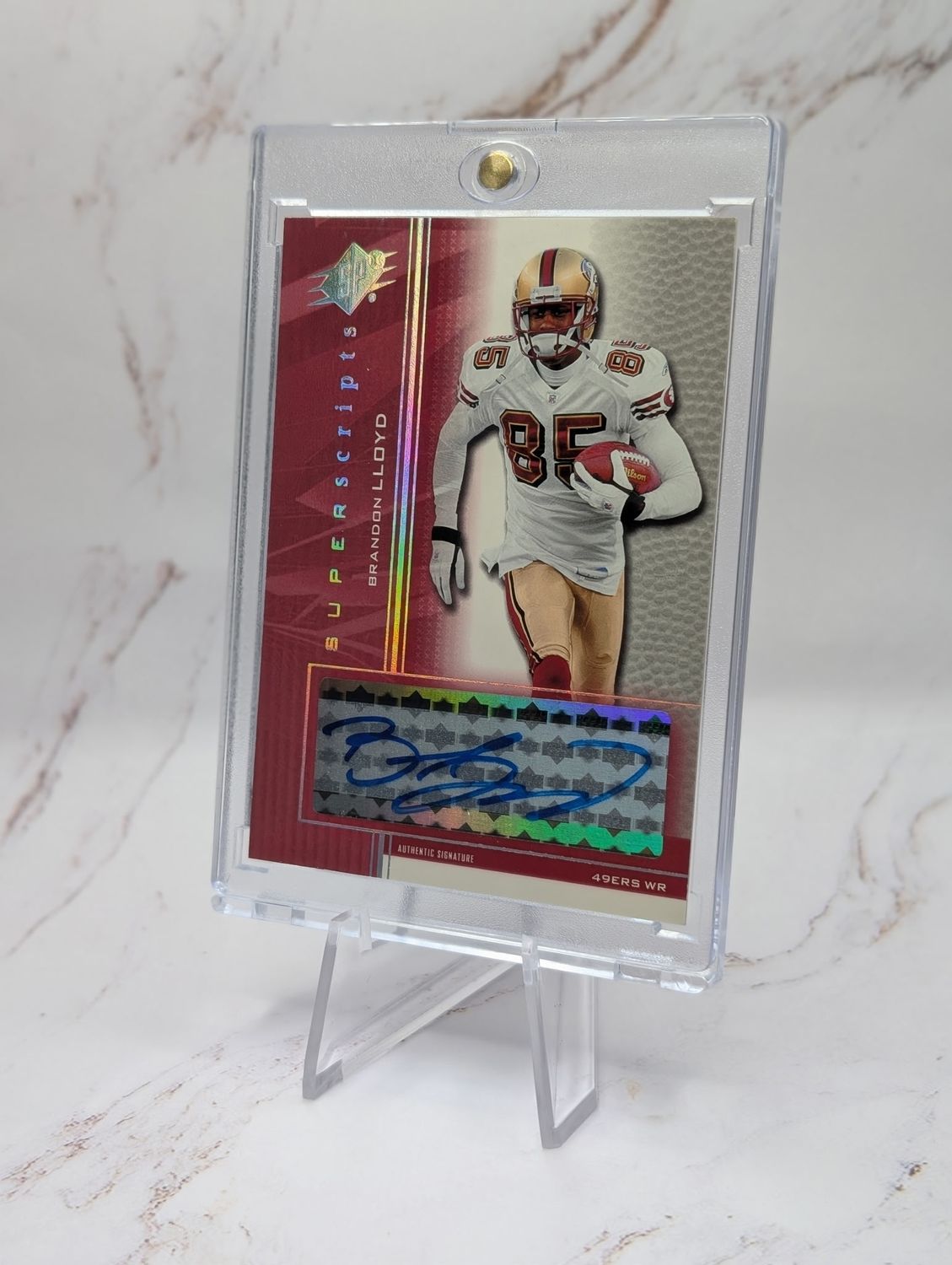 2004 SPx Super Scripts Autographs #SSBL Brandon Lloyd Auto 2004 SPx Super Scripts Autographs #SSBL Brandon Lloyd Auto