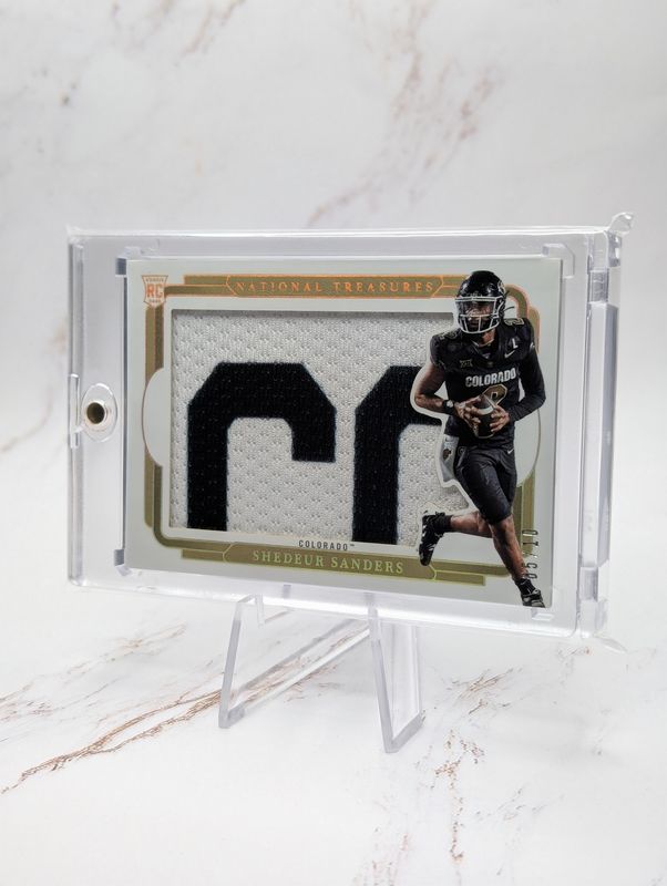 2025 National Treasures Collegiate SHEDEUR SANDERS  Rookie Silhouettes /99 RC