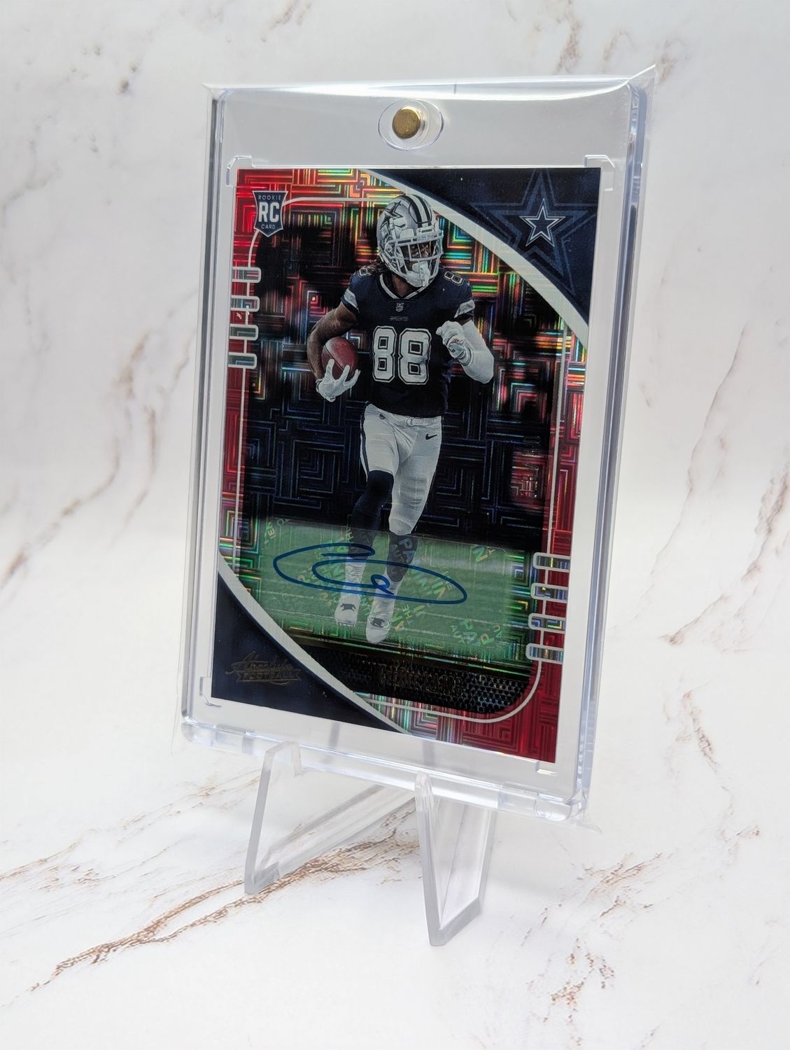 2020 Panini Absolute - Rookie CeeDee Lamb #115 Red Squares Signatures /30 (AU, RC)