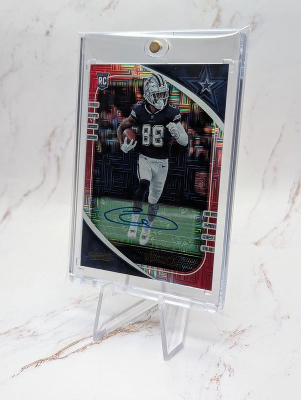 2020 Panini Absolute - Rookie CeeDee Lamb #115 Red Squares Signatures /30 (AU, RC)