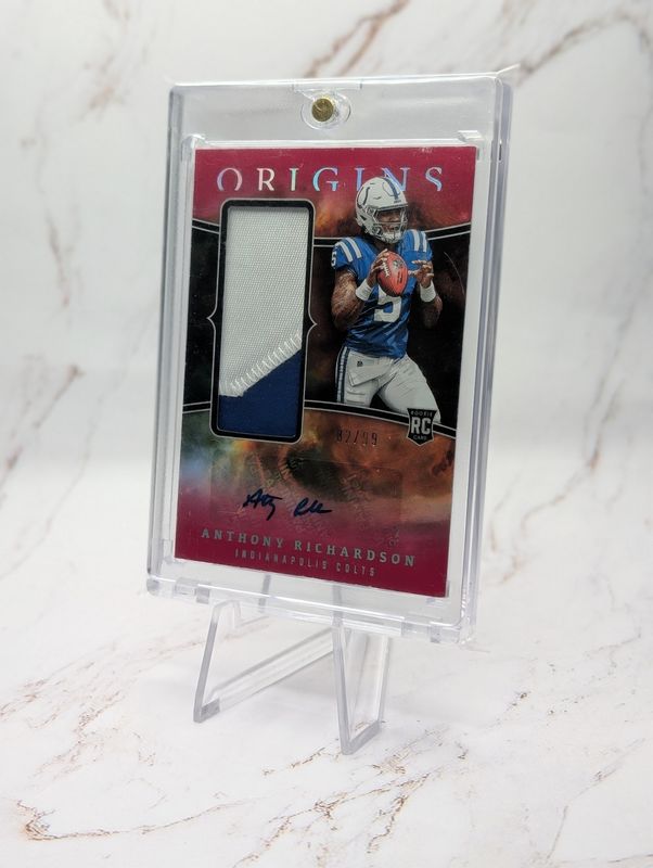 2023 Panini Origins - Rookie Jumbo Jersey Autographs Anthony Richardson #RJJA-AR