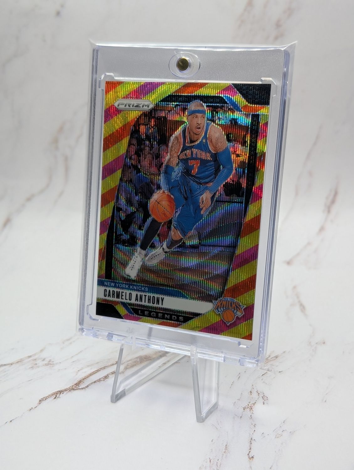 2024-25 Panini Prizm - Legends Carmelo Anthony #285 Multi Wave Prizm /88