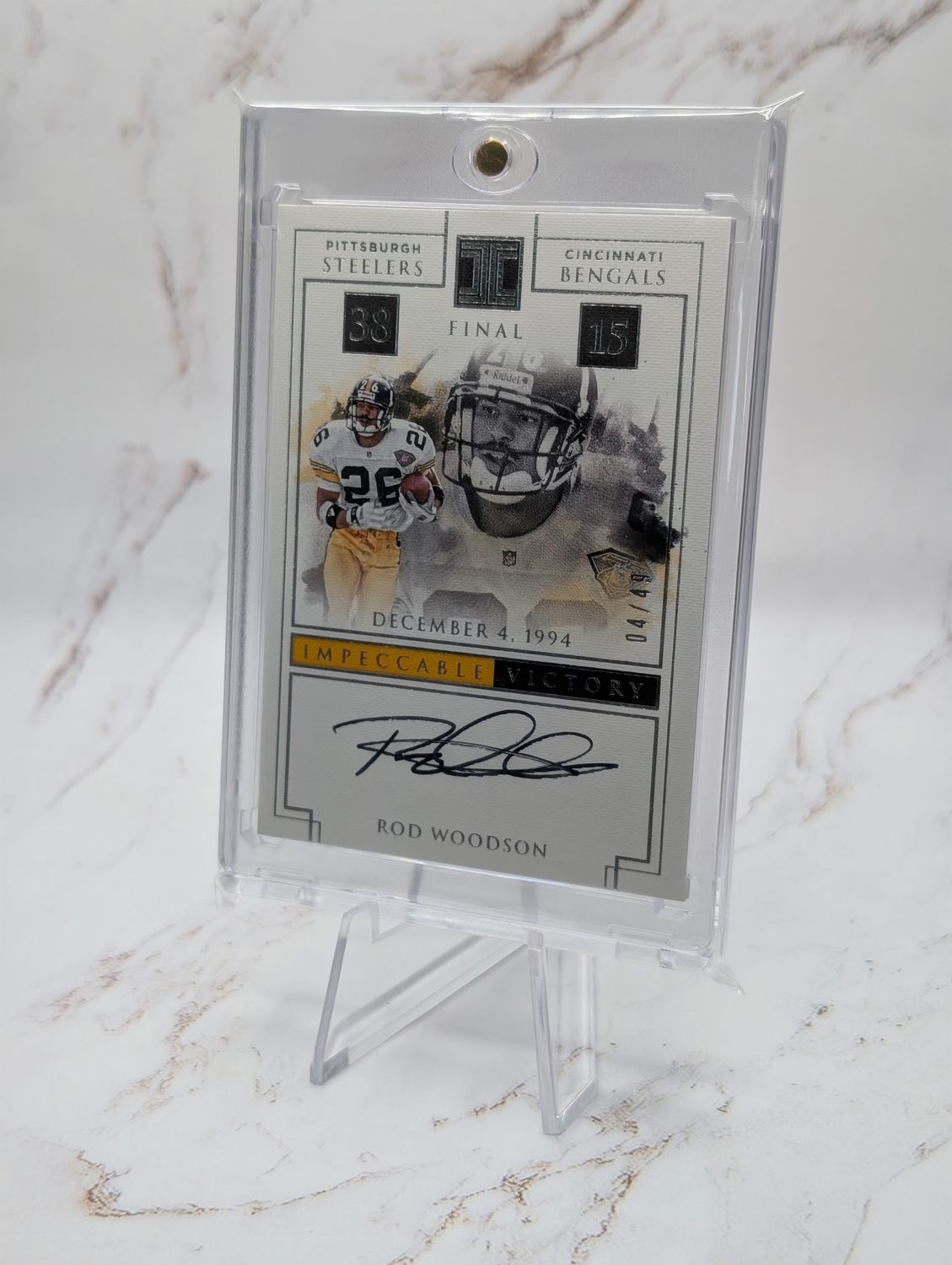 2017 Panini Impeccable - Impeccable Victory Autographs Rod Woodson #IV-RWS /49 (AU)