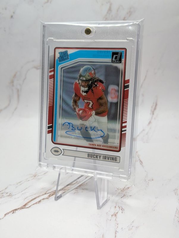 2024 Panini Clearly Donruss - Rated Rookie Bucky Irving #86 Autographs (AU, RC)