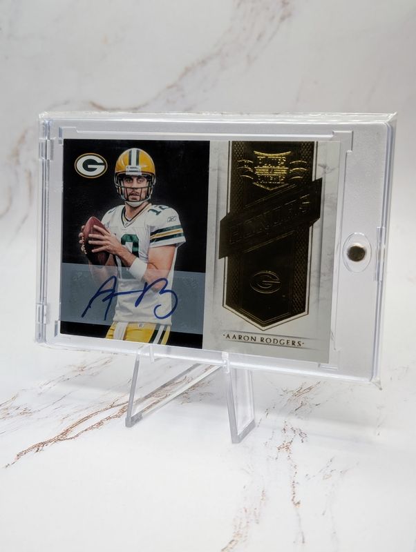 2011 Panini Plates & Patches Honors Aaron Rodgers AUTO/5 #25 (PWCC)