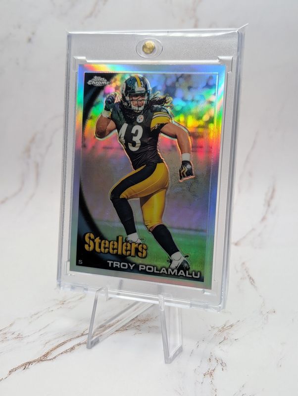 2010 Topps Chrome - Troy Polamalu #C30 Refractor