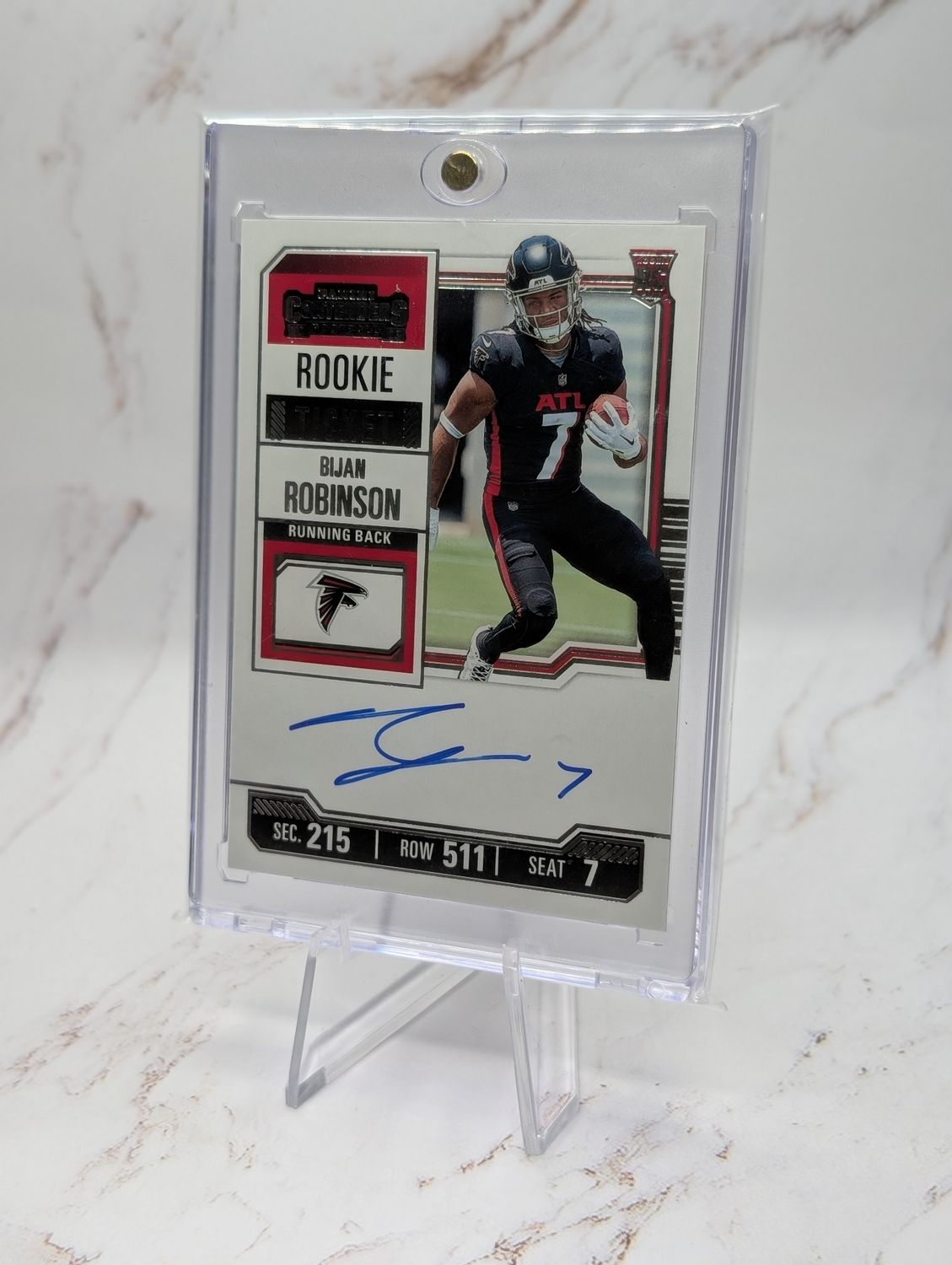 2023 Panini Contenders Rookie Ticket Autograph Bijan Robinson #103