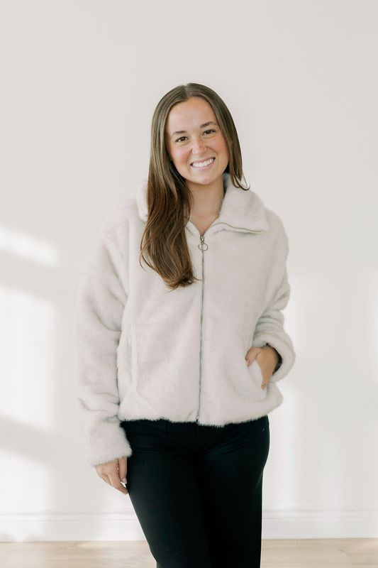 Amethyst Faux Fur Jacket