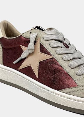 Metallic Star Sneaker