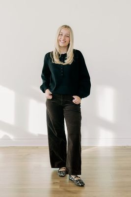 Wide Leg Corduroy Pant