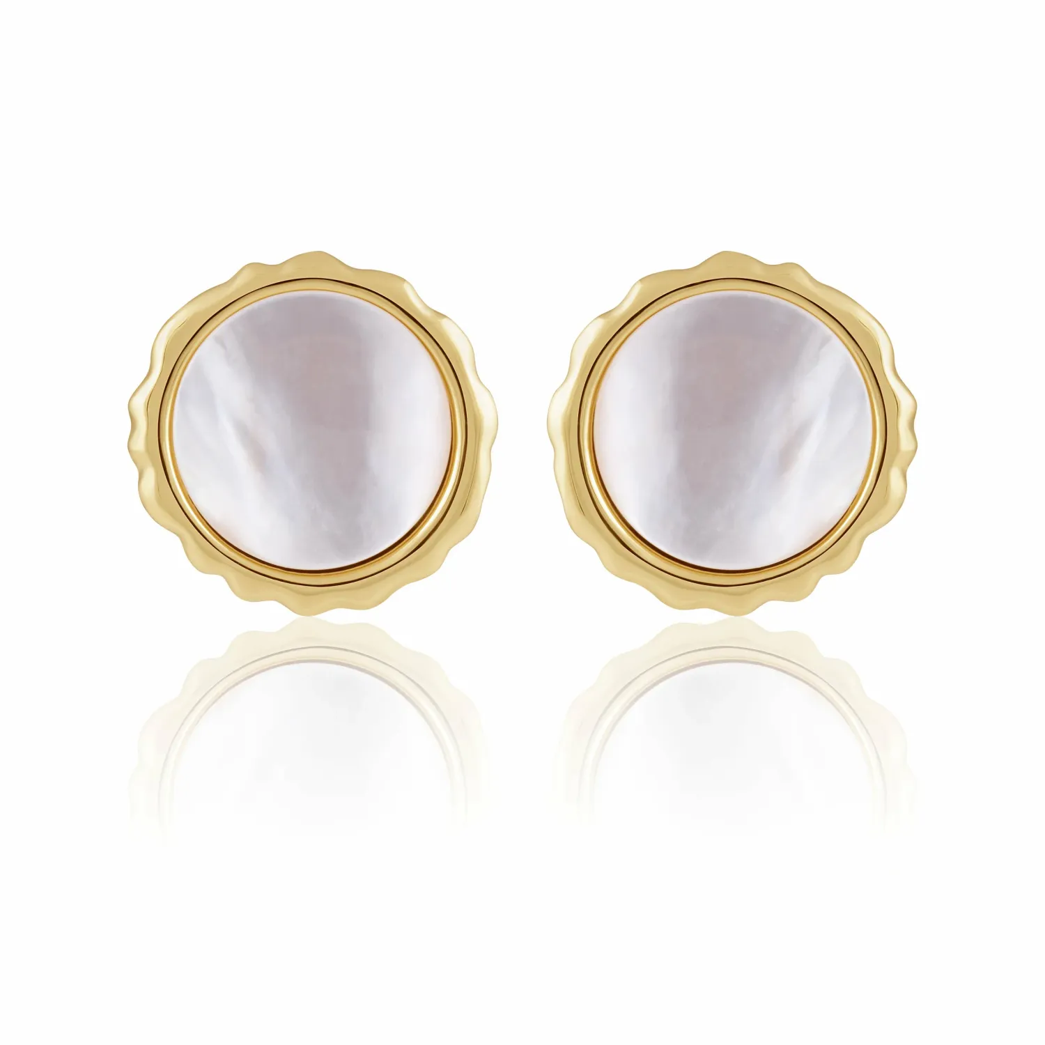 Gwen Mother Of Pearl Stud