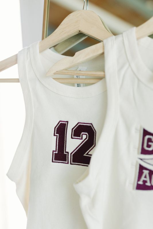 Embroidered 12 Tank 