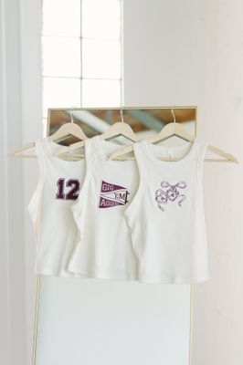 Embroidered 12 Tank 