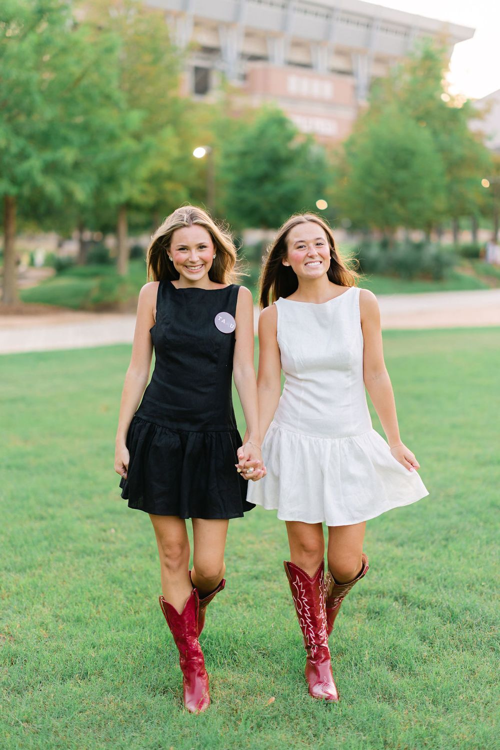 Linen Drop Waist Boat Neck Mini Dress