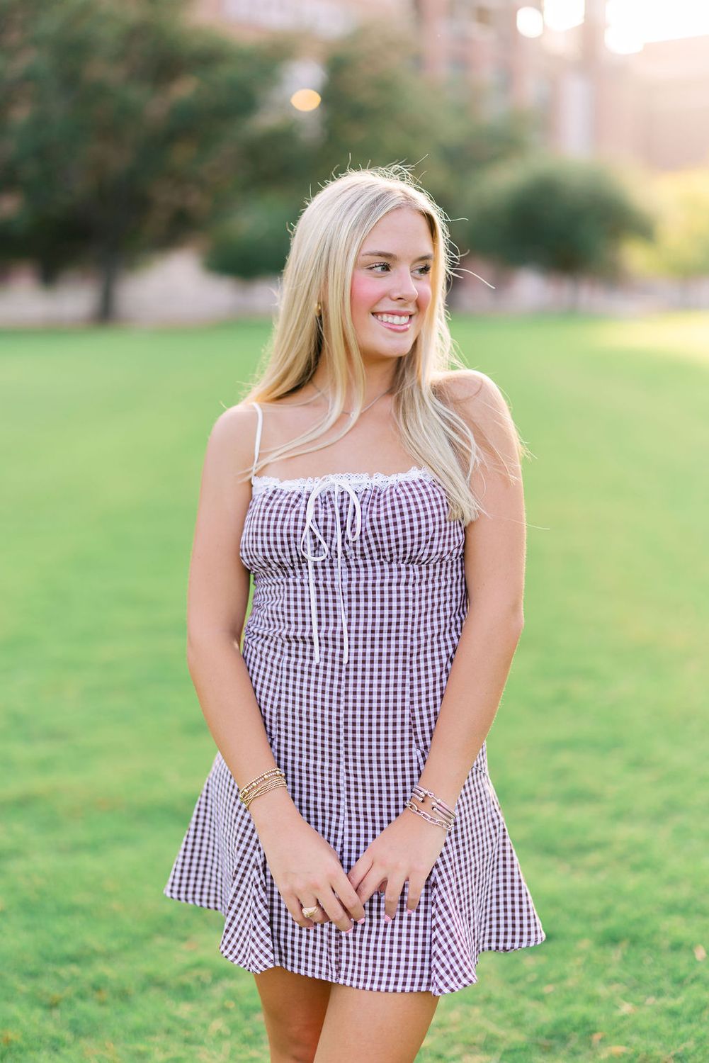 Gingham Mini Dress