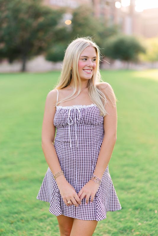 Gingham Mini Dress