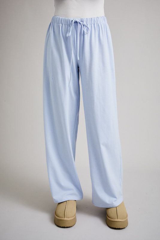 Low-Rise Stripped PJ Pants