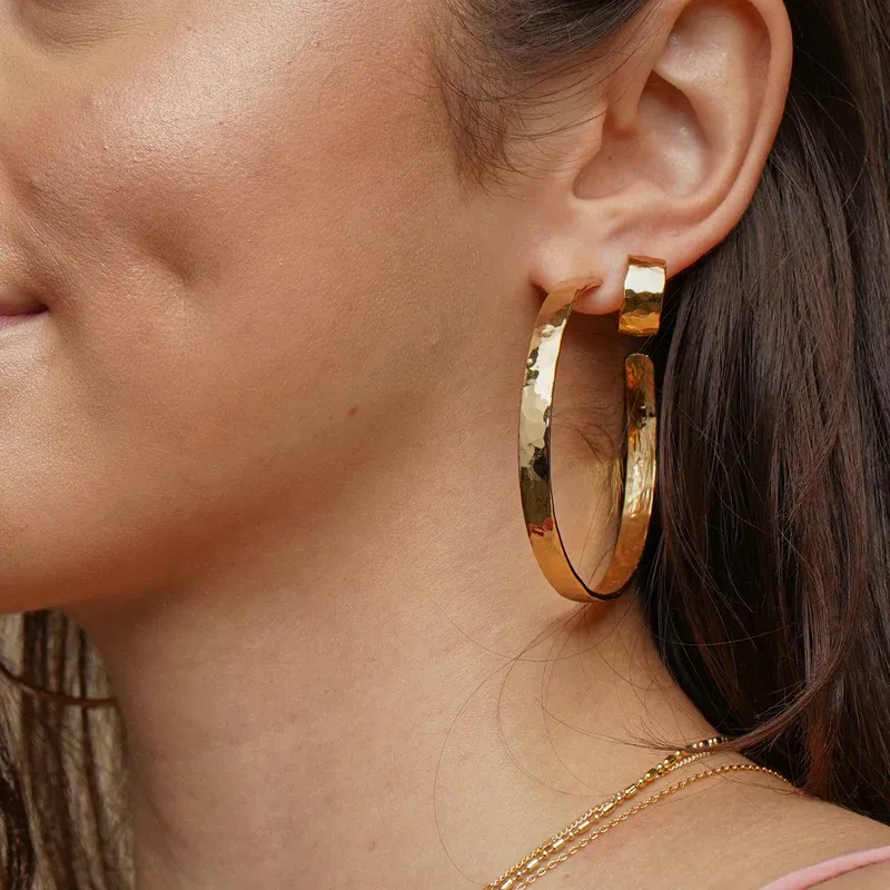 Hammered Hoops