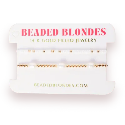 Poppi Pearl Luster Bracelet Stack