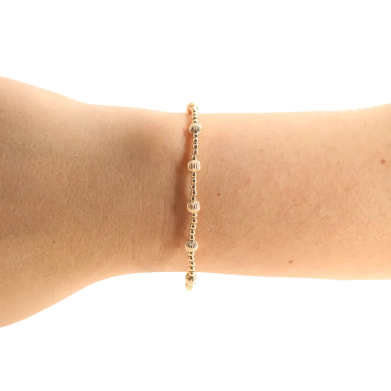 BB June Gold Fluted Bracelet