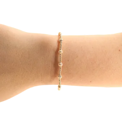 BB June Gold Fluted Bracelet