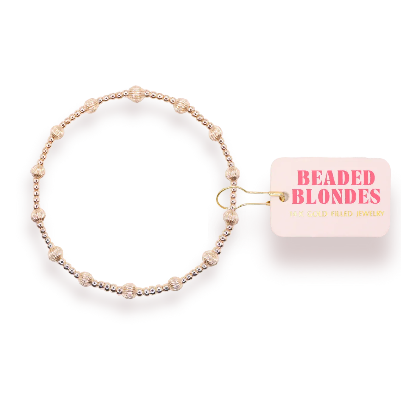 BB June Gold Fluted Bracelet