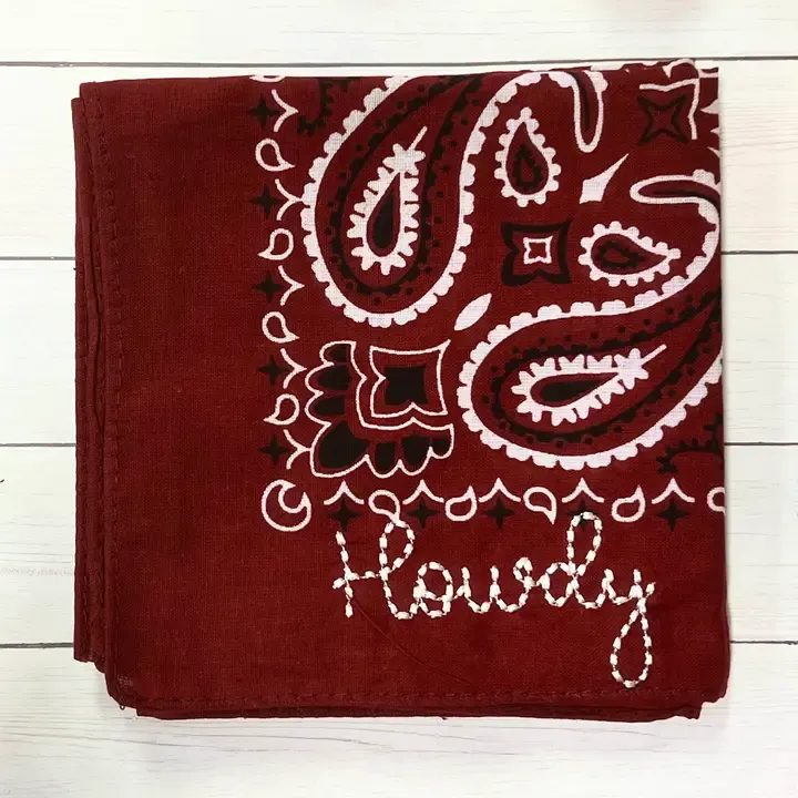 Embroidered Bandana
