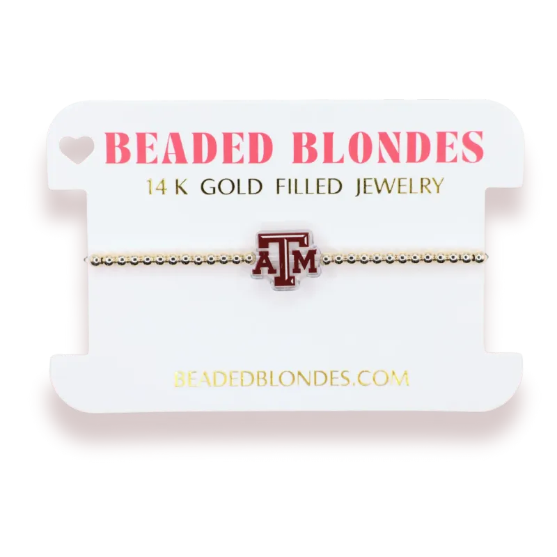 BB Tamu/Aggies Logo Bracelet