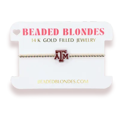 BB Tamu/Aggies Logo Bracelet