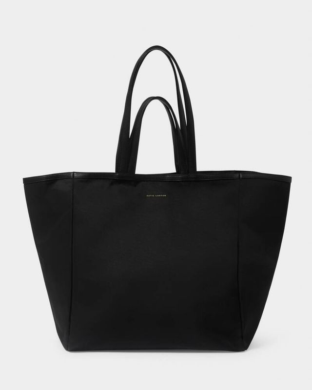 Nylon Luxe Oversized Tote Bag