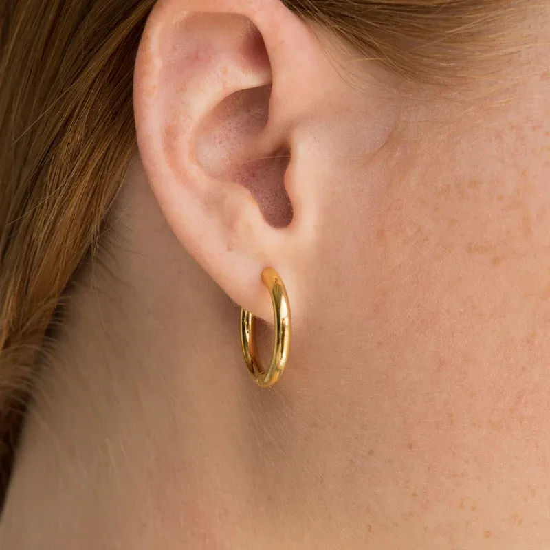 16mm Zenith Hoop Earrings