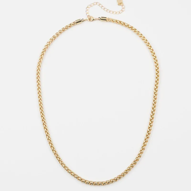 18K Gold Mini Knotted Necklace