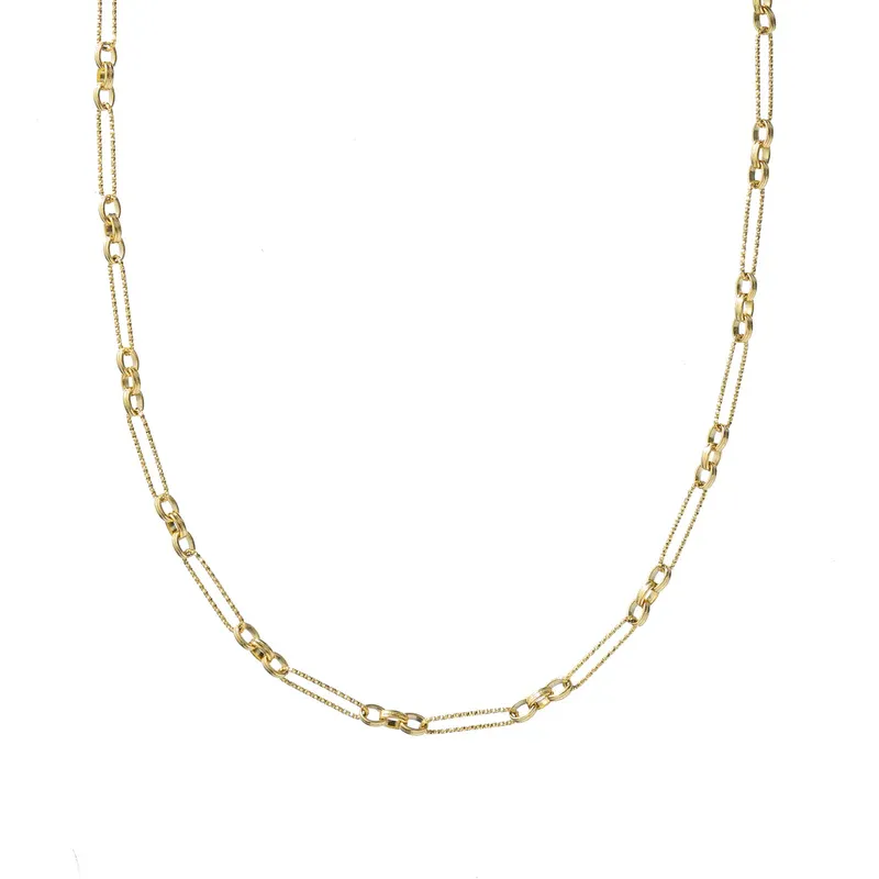 Modern Paperclip Chain Necklace