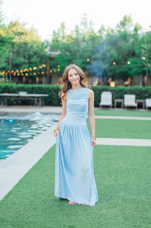 Gathered Maxi Dress
