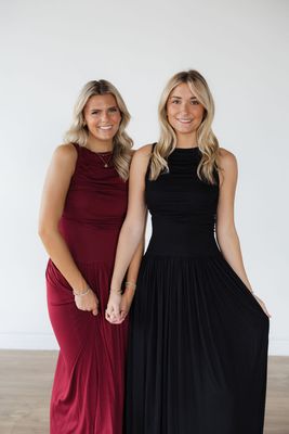 Gathered Maxi Dress