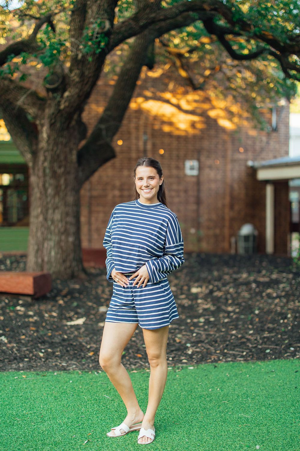 Long Sleeve Striped Set